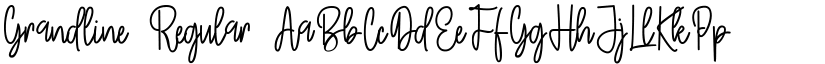 Grandline font download