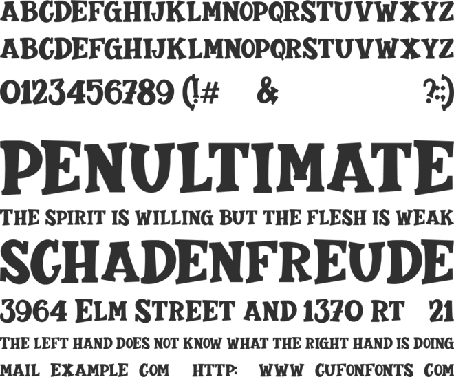 Gentleman font preview