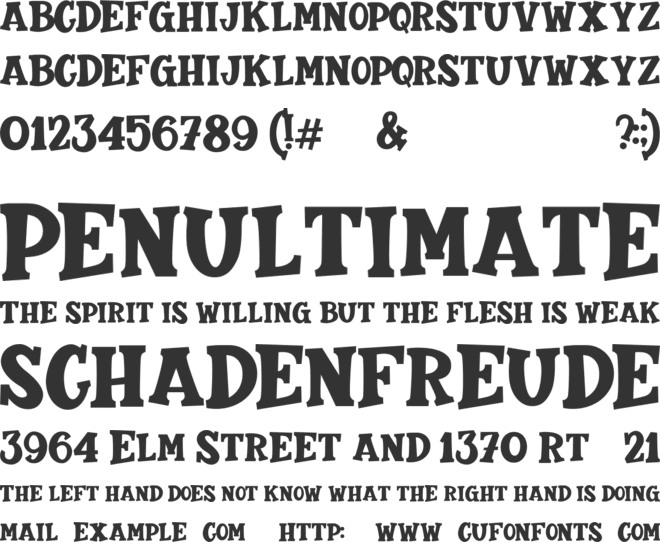 Gentleman font preview