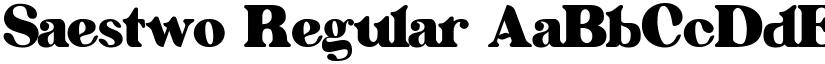 Saestwo Regular font