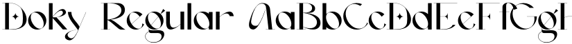 Doky Regular font