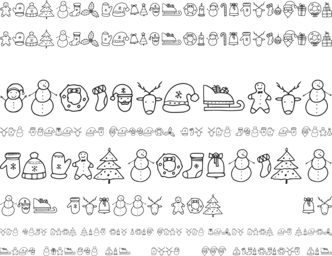 Chrisdood font preview