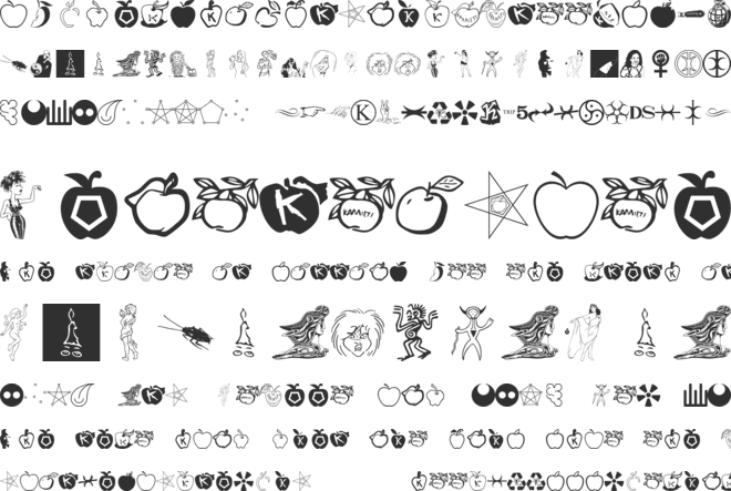 Fnord Hodge + Podge font preview