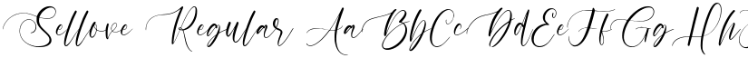 Sellove Regular font