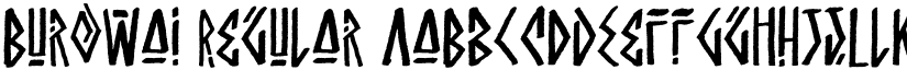 Burowai Regular font