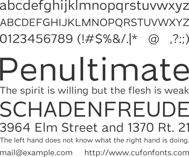 Dikta Neue Trial font preview
