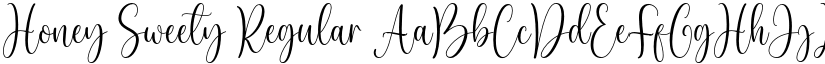 Honey Sweety Regular font