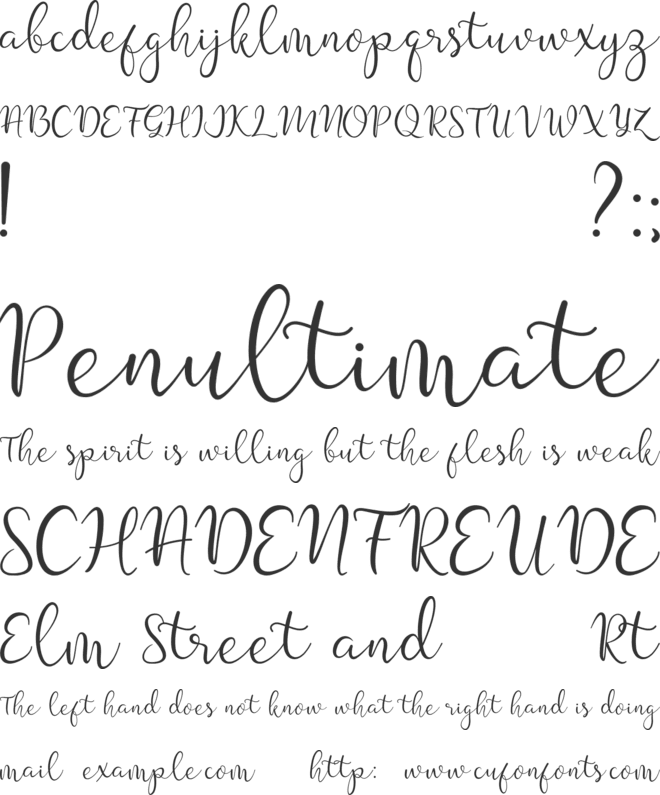 silver soul font preview