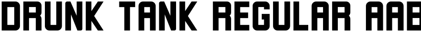 Drunk Tank Regular font