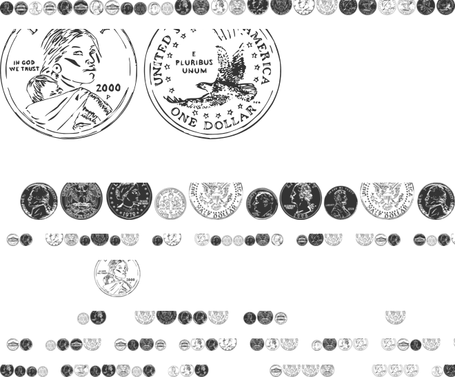 DJ Coinage font preview