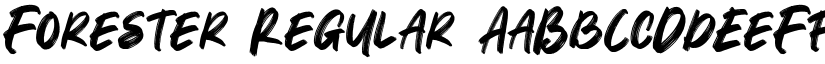 Forester font download
