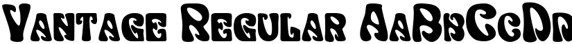 Vantage Regular font