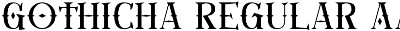 Gothicha Regular font