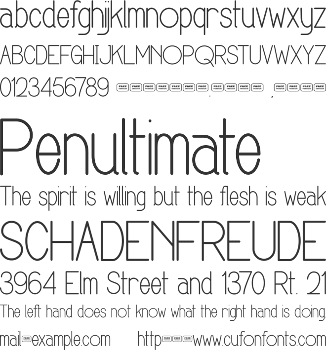 DEVINLAND lovecocky Free Trial font preview