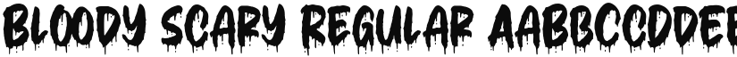 Bloody Scary font download