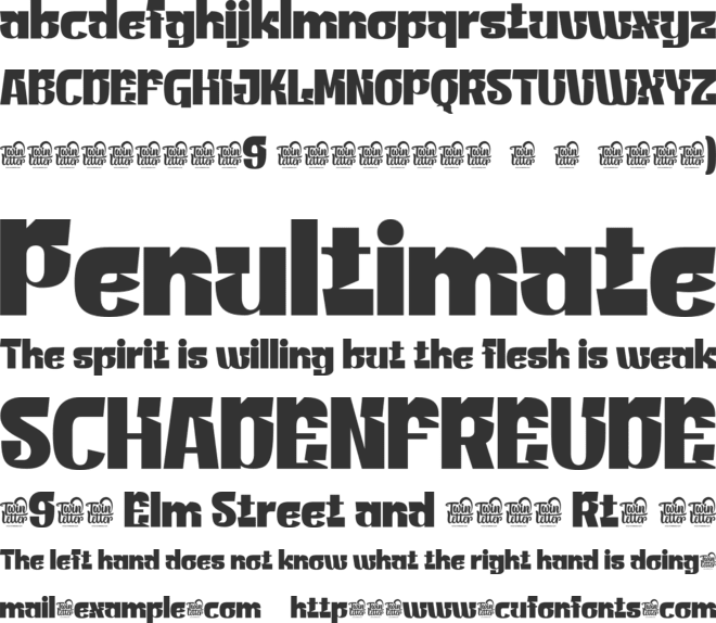 difayuni font preview