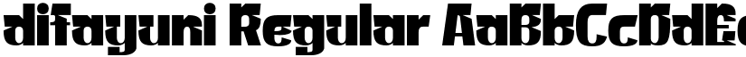 difayuni Regular font