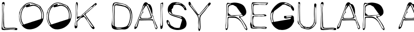Look Daisy Regular font