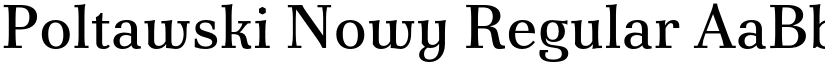 Poltawski Nowy Regular font