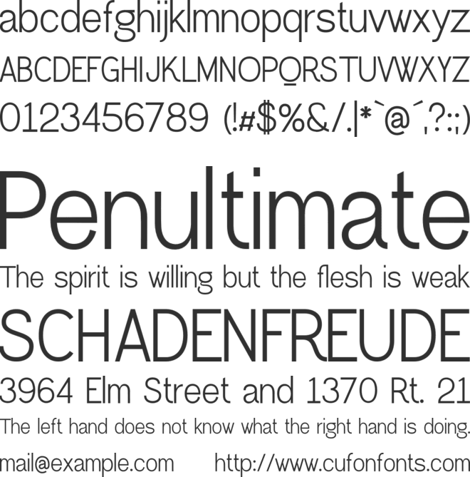 Greback Grotesque PERSONAL font preview