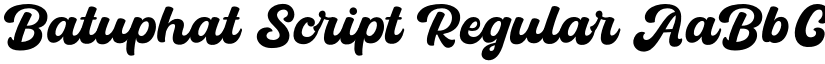 Batuphat Script Regular font