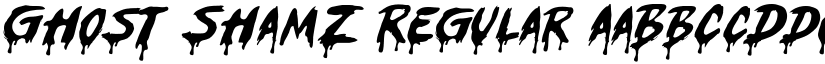 Ghost ShamZ Regular font