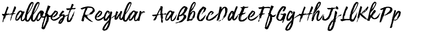Hallofest Regular font