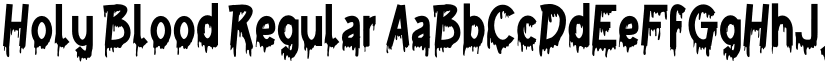 Holy Blood font download