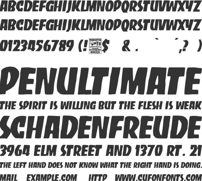 Skateboarding Club font preview