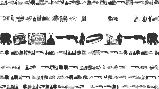 This Is My Town! font preview