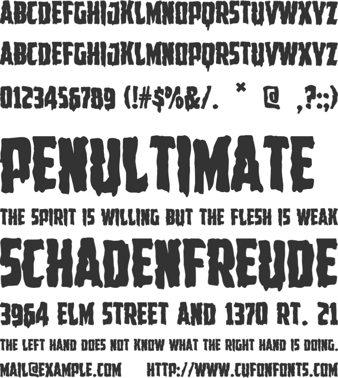 Spanish Capitan font preview