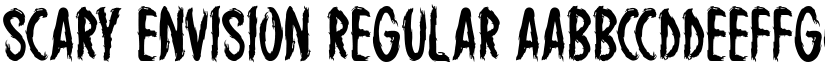 Scary Envision Regular font