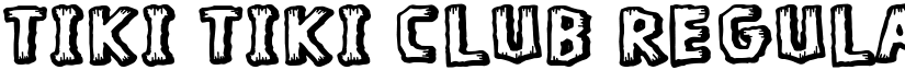 Tiki Tiki Club Regular font
