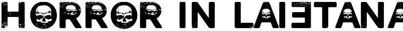 Horror in Laietana Street font download