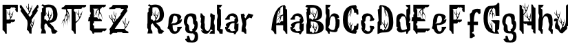 FYRTEZ Regular font