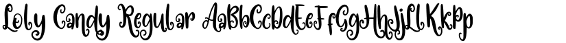 Loly Candy Regular font
