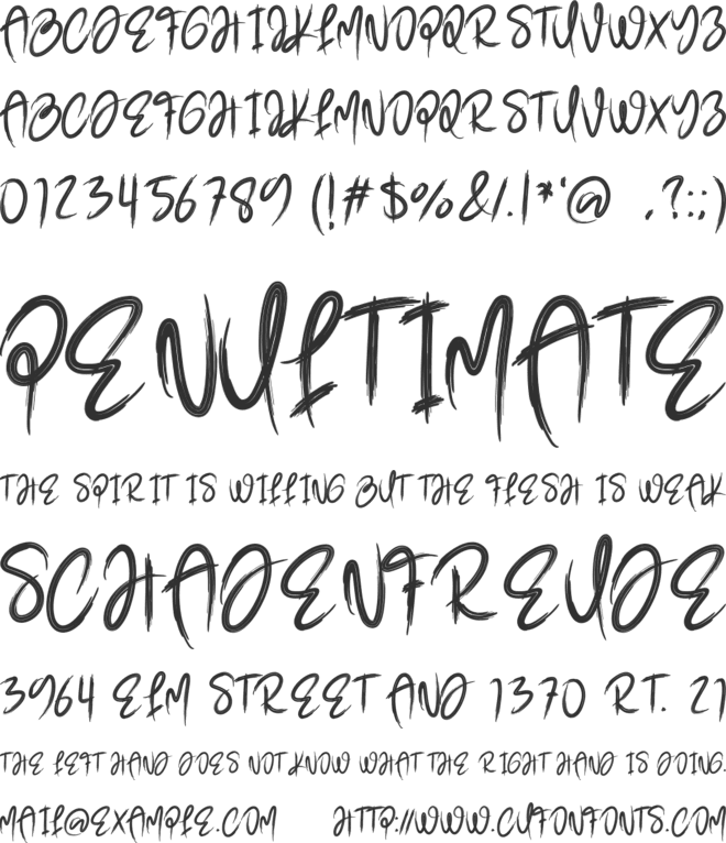Haunted Pumpkin font preview