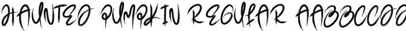 Haunted Pumpkin Regular font