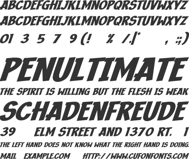 Raisin Up font preview