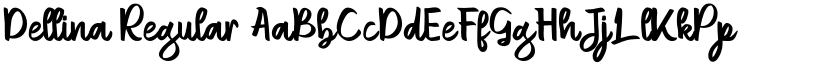 Dellina font download