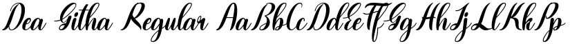 Dea Githa Regular font
