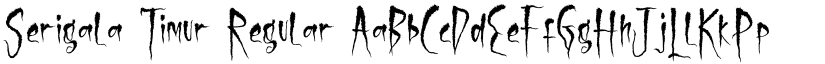 Serigala Timur Regular font