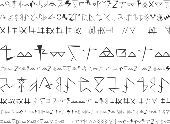 Skavenzoexy font preview