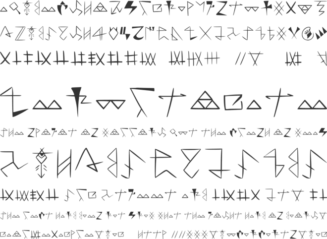 Skavenzoexy font preview