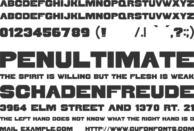 Sao Torpes font preview