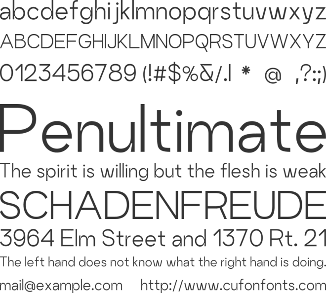 Craftwork Grotesk font preview