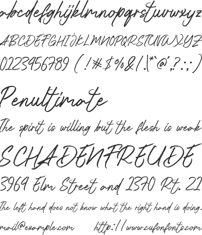 Bantah Kidul font preview