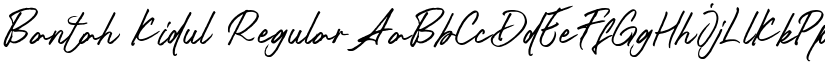 Bantah Kidul Regular font