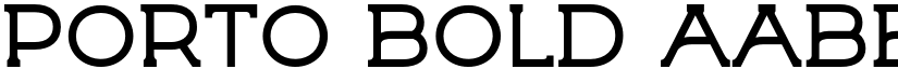 Porto Bold font