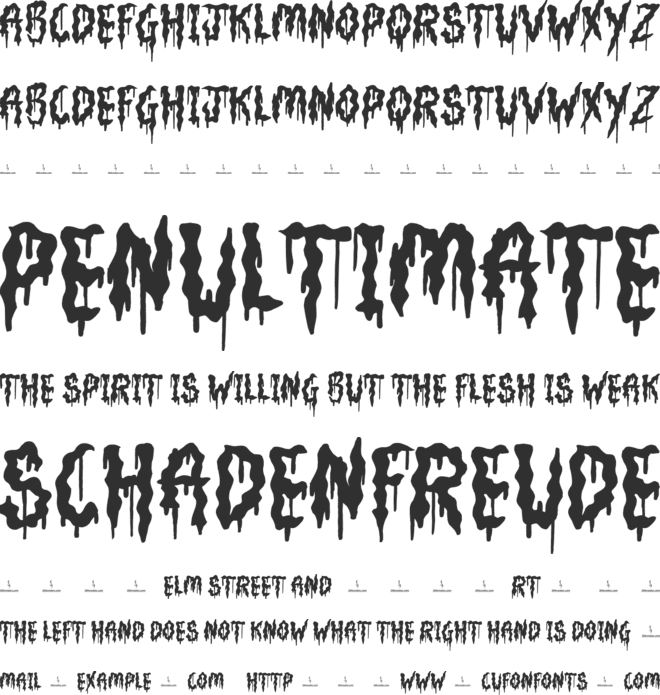 Fortnight font preview